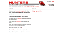 Desktop Screenshot of huntersmotorcycles.co.uk